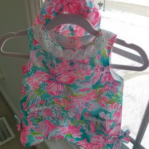 Lilly pulitzer multi hot on the scene shift dress